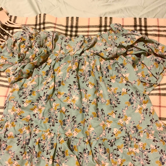 WILLIAM RAST Womens Green Ruffled Floral - Picture 4 of 6